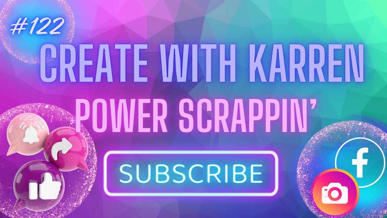 #122  POWER SCRAP! SCRAPBOOKING LAYOUT PROCESS TUTORIAL| TITLE- R.I.P
