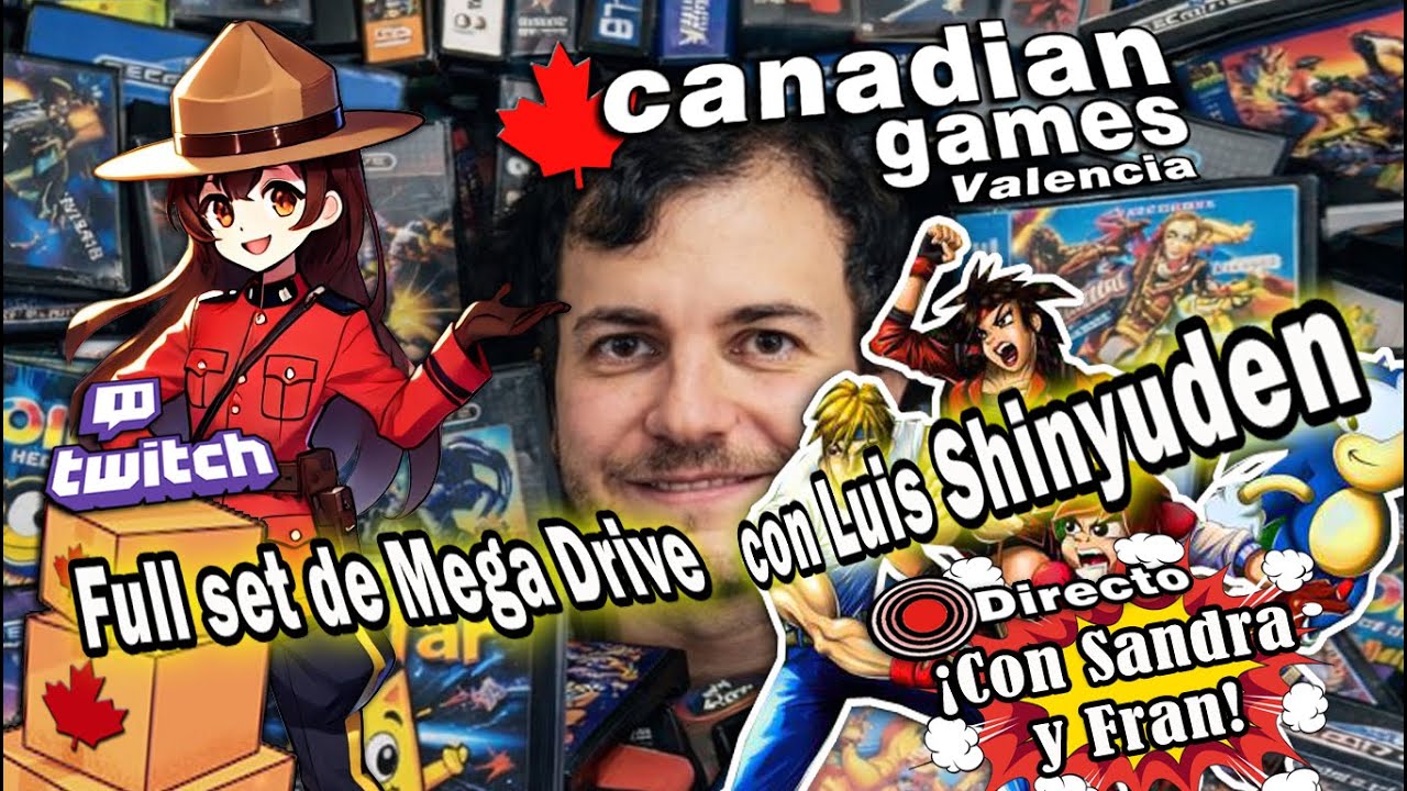 Canadian Games - Valencia: Full set de Mega Drive con Luis Shinyuden (2025)