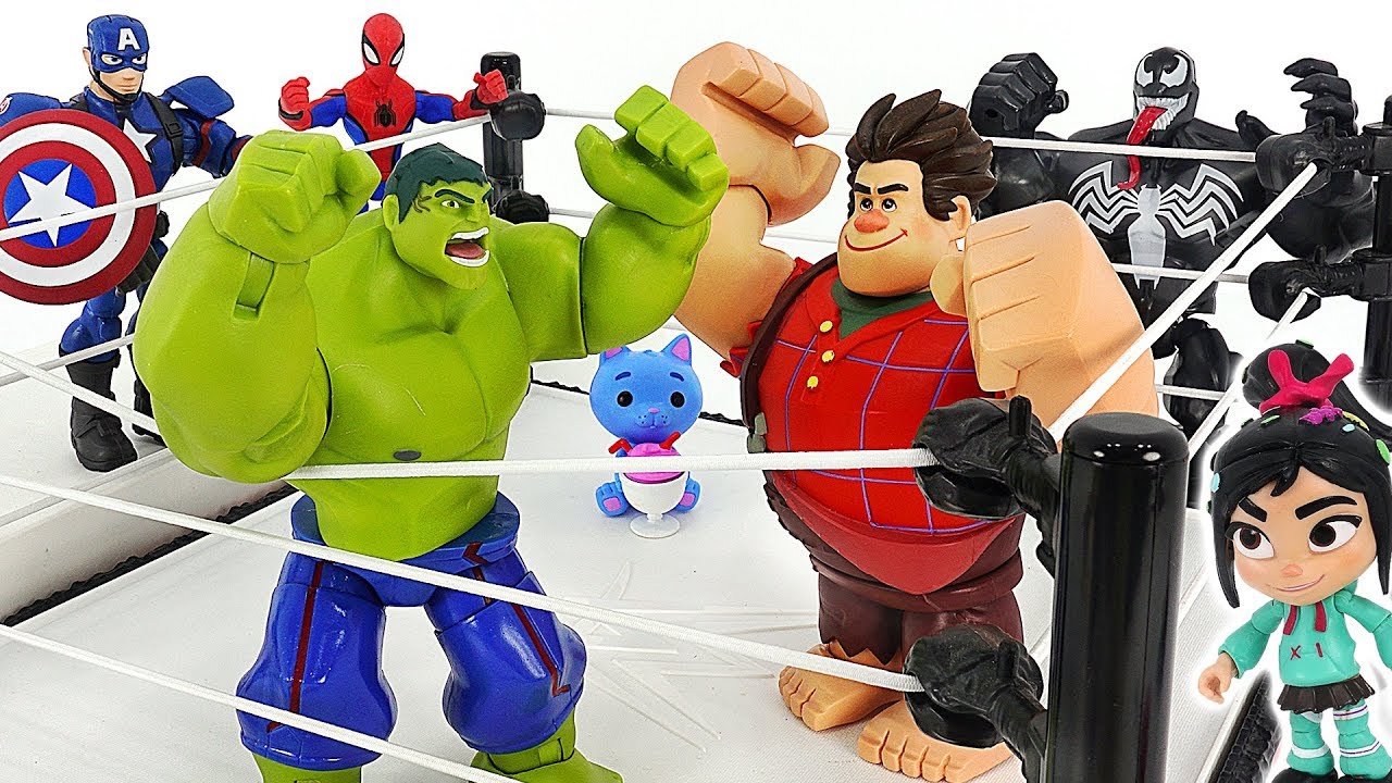 Ralph Breaks the Internet VS Avengers stadium battle! #DuDuPopTOY