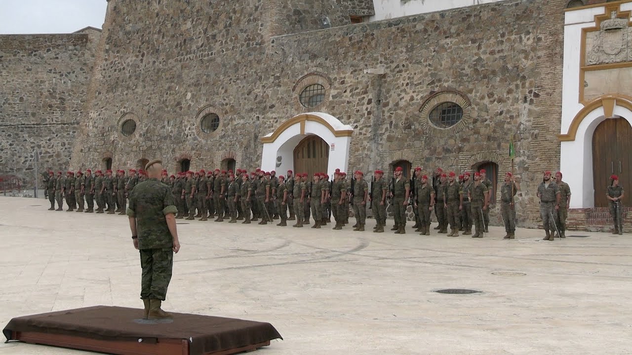 Así ensayan los Regulares para el desfile del Día de las Fuerzas Armadas
