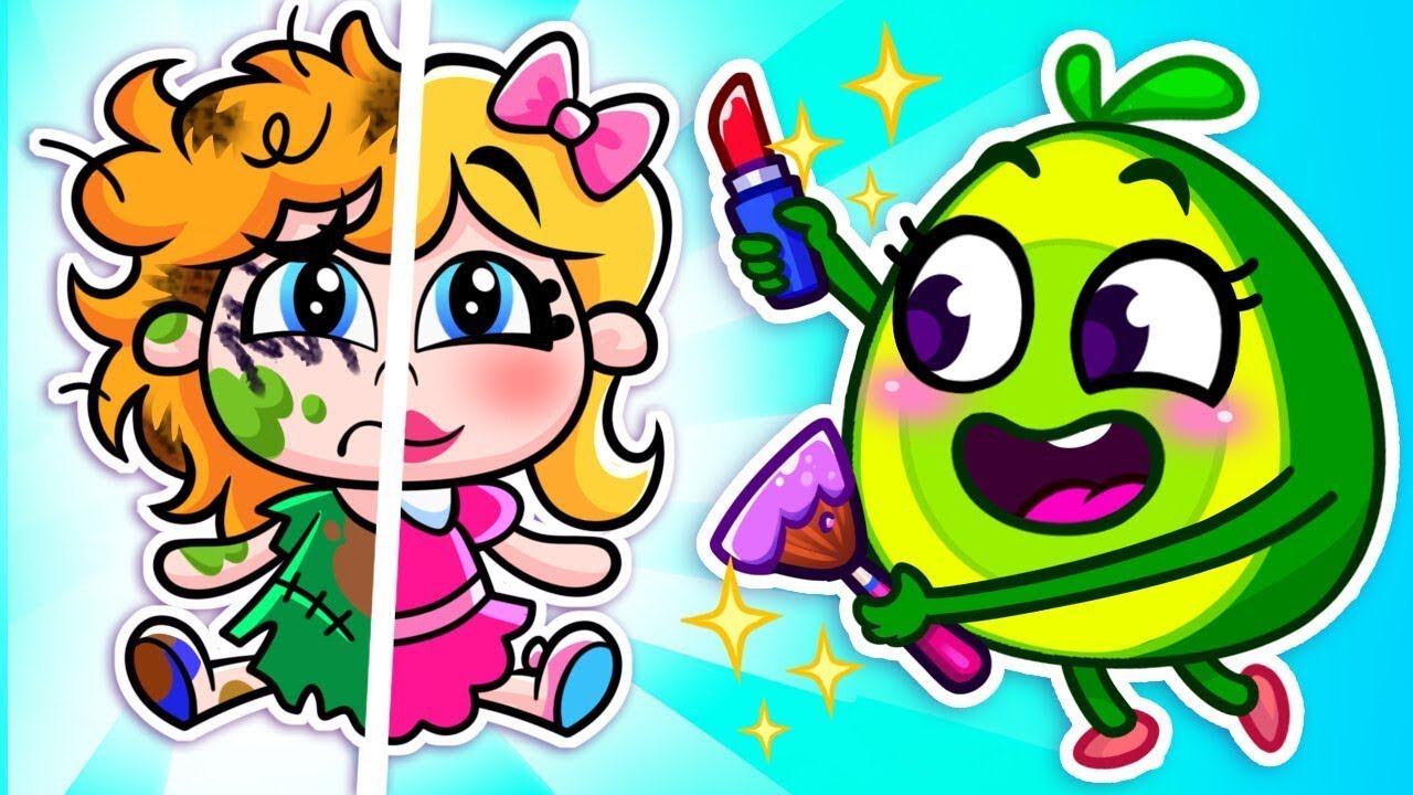 Doll Makeover ✨ Penny Becomes a Princess Doll | Funny Stories | Kids Cartoon | Pit & Penny Family 🥑