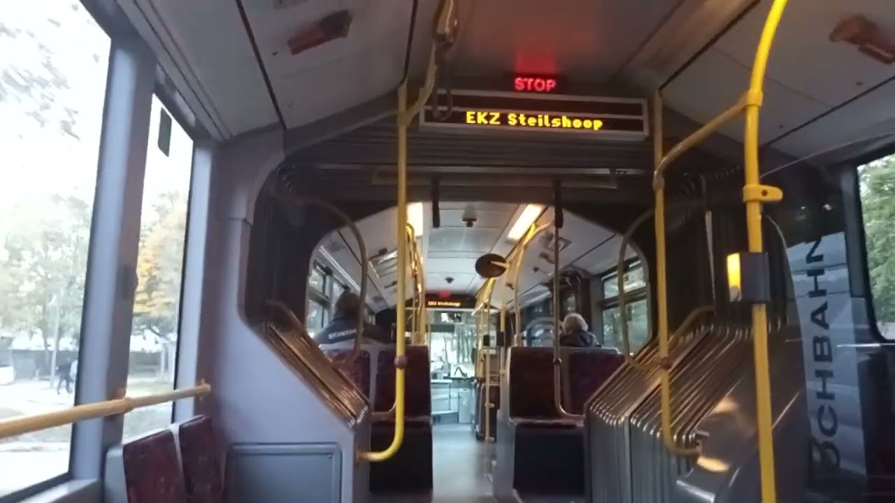Mitfahrt im Mercedes Benz Gelenkbus auf der 177 von Steilshoop Borchertring nach EKZ Steilshoop