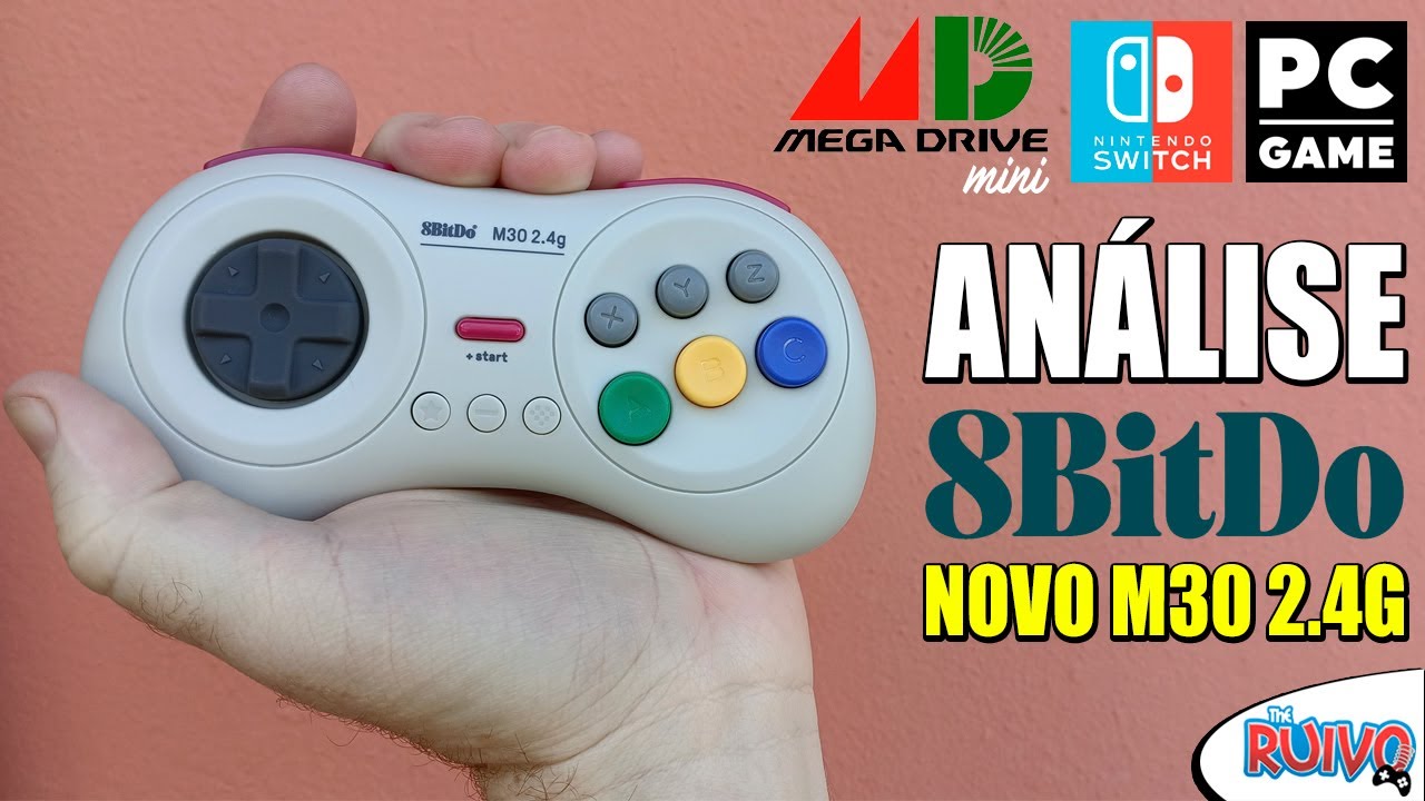 Análise do 8BitDo M30 2.4G - NOVO Gamepad Turbo Para Várias Plataformas