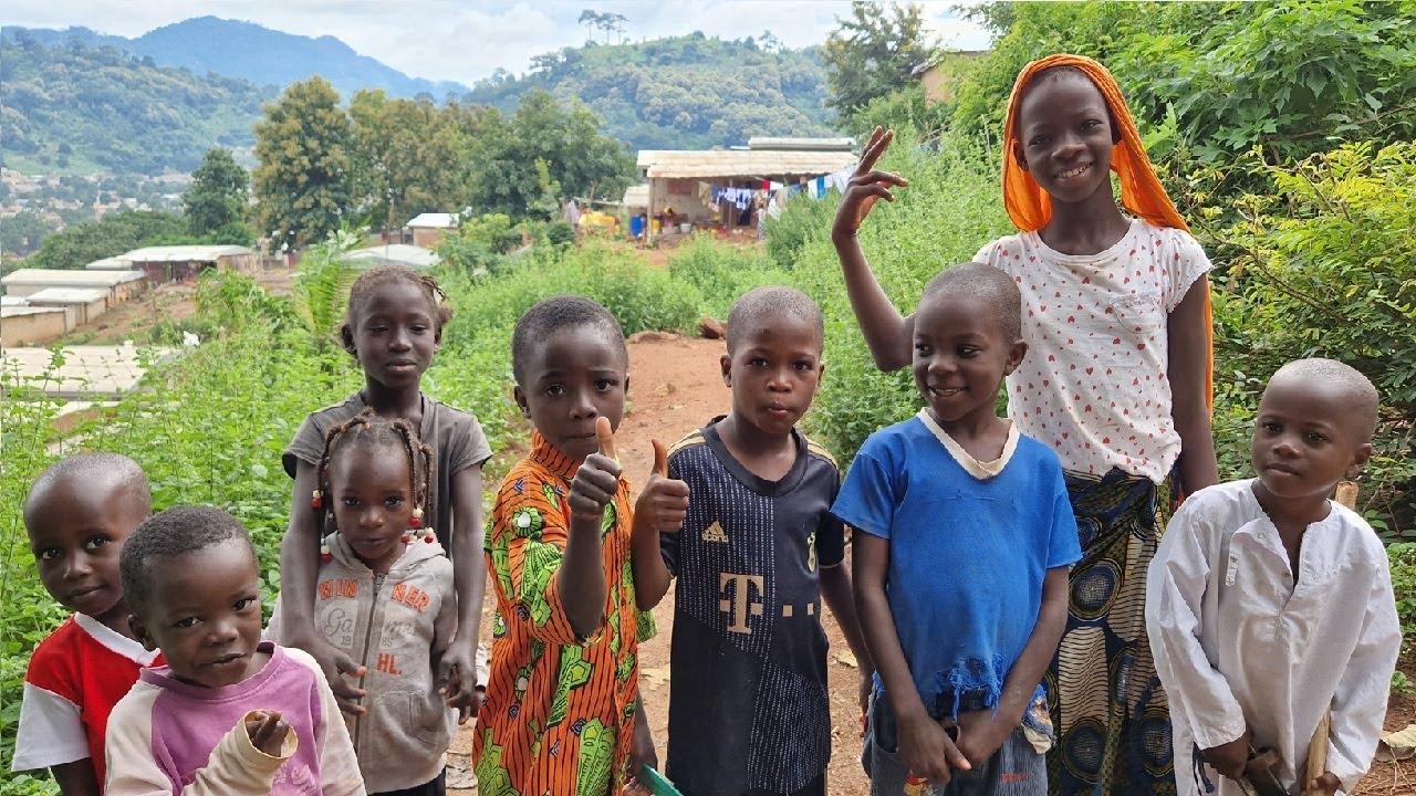 Village de Man en Côte d´Ivoire