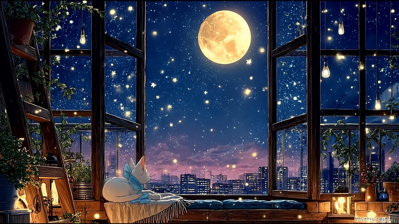 Quiet Hope at Midnight 🌕 | Gentle Jazz Piano for a New Tomorrow