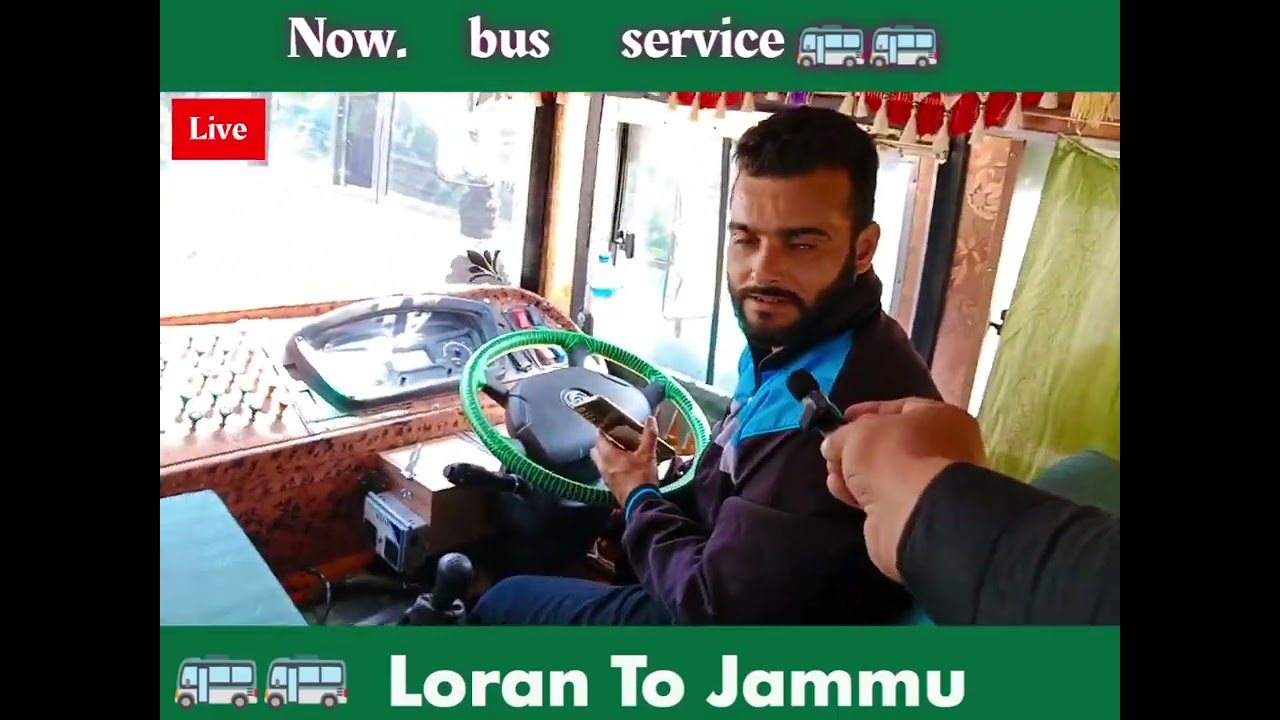 Now Bus Service || Jammu To Loran #jammukashmir #poonch #youtube.com #now #bus #driving