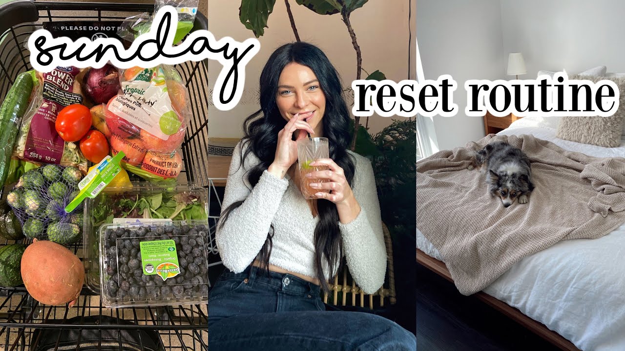Sunday Reset Routine // Grocery Haul, Laundry Day // VLOGMAS DAY 13