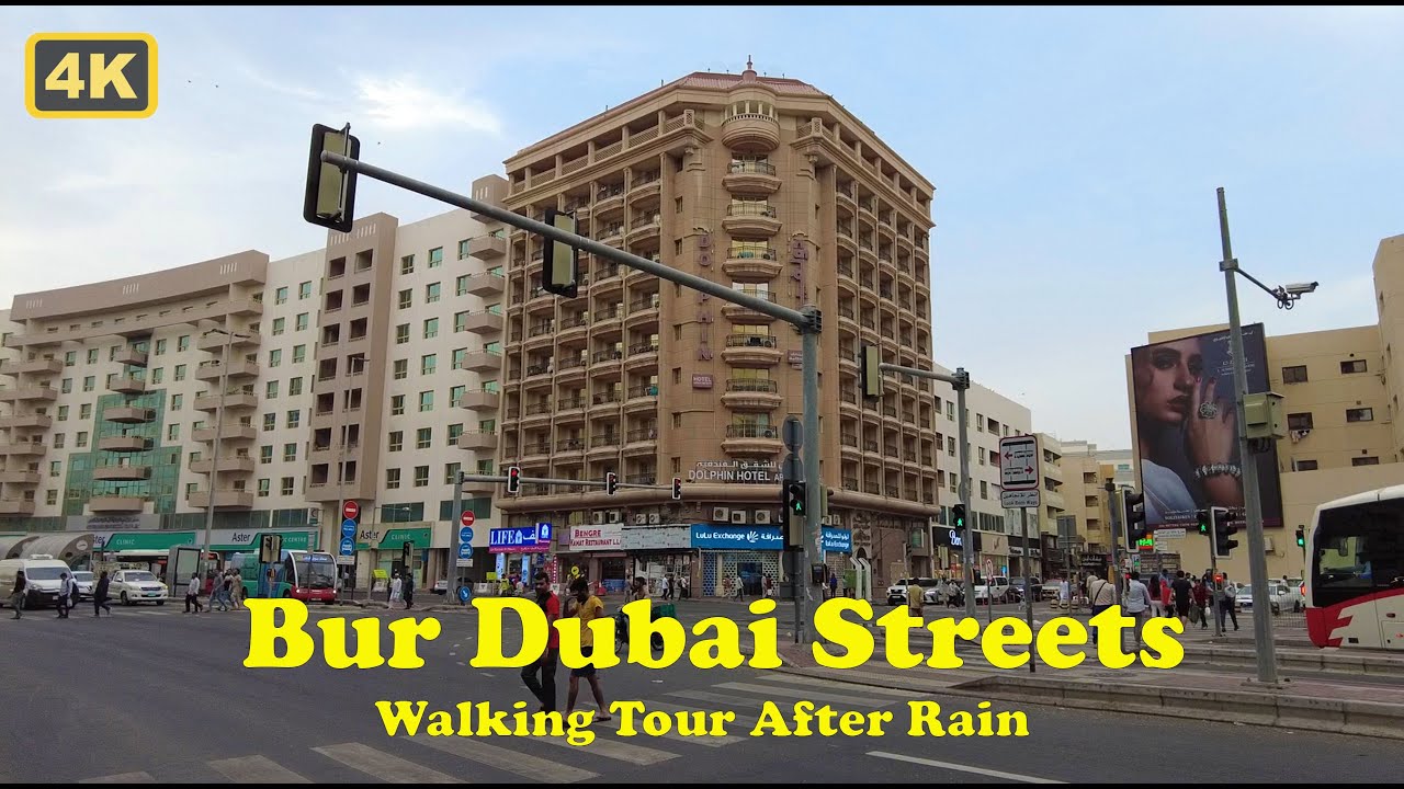 Bur Dubai Streets | Evening Walking Tour after Rain | Aug 2023