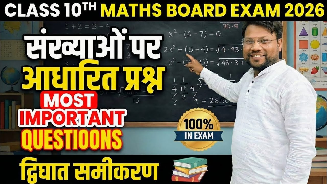 Class 10th most important questions for board exam 2026 