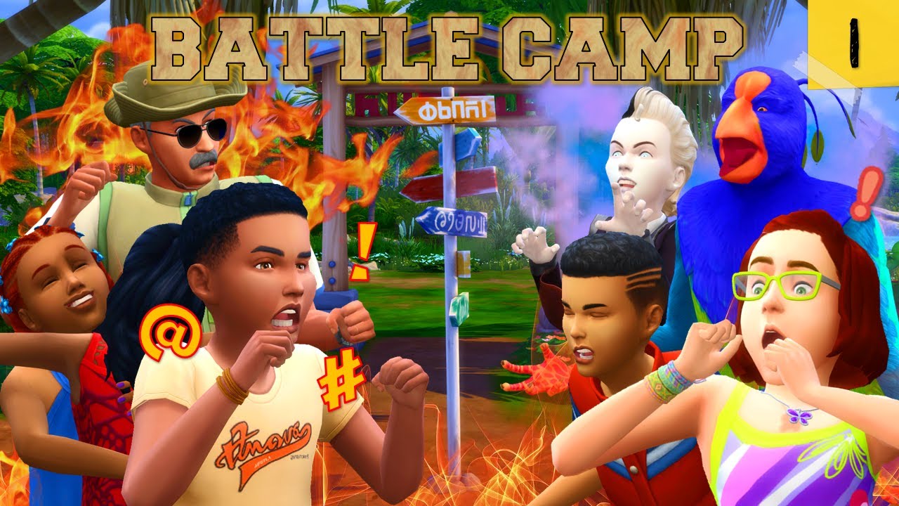 Летний лагерь становится жарче! | Battle Camp Kids, эпизод 1 | The Sims 4