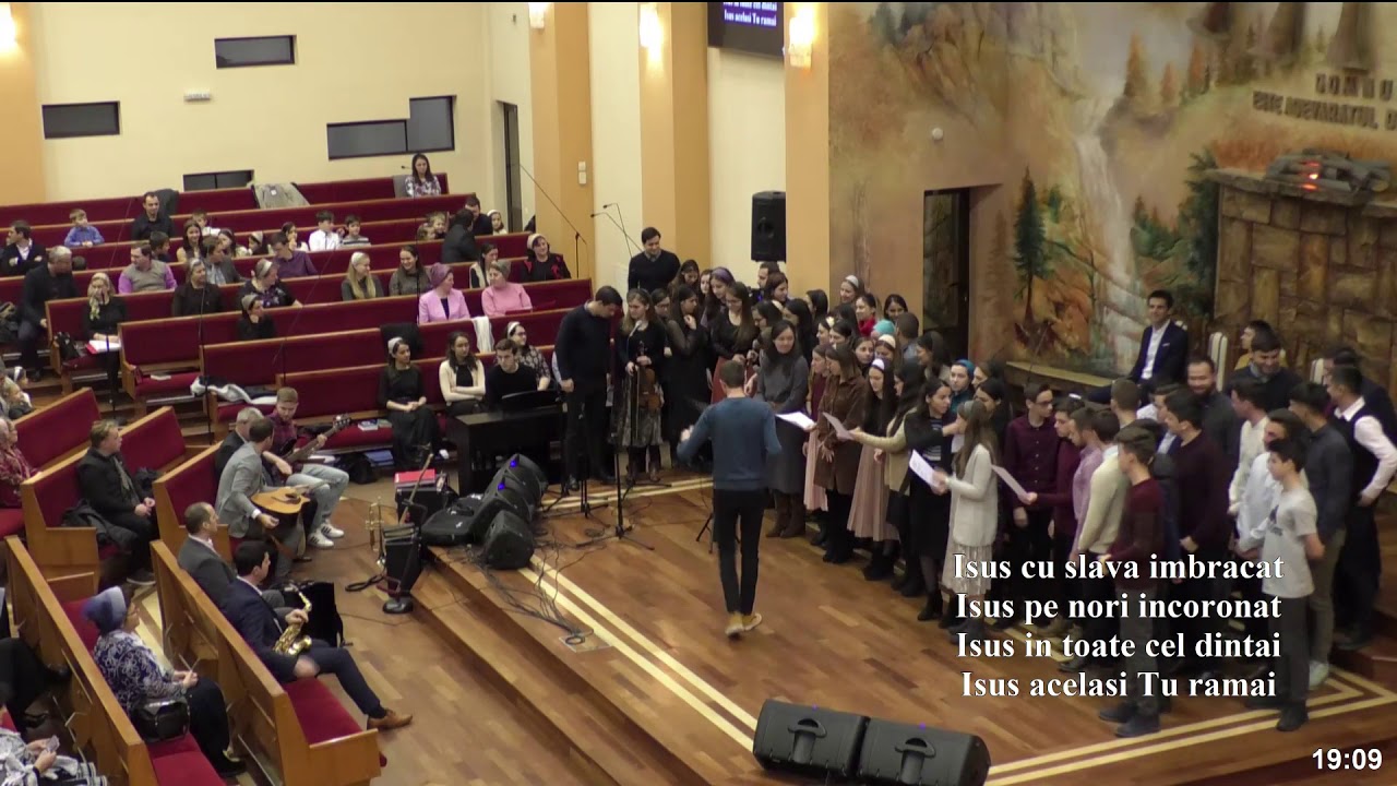 Isus cu slavă &icirc;mbrăcat - grup de tineri și adolescenți - Biserica Betania Cluj