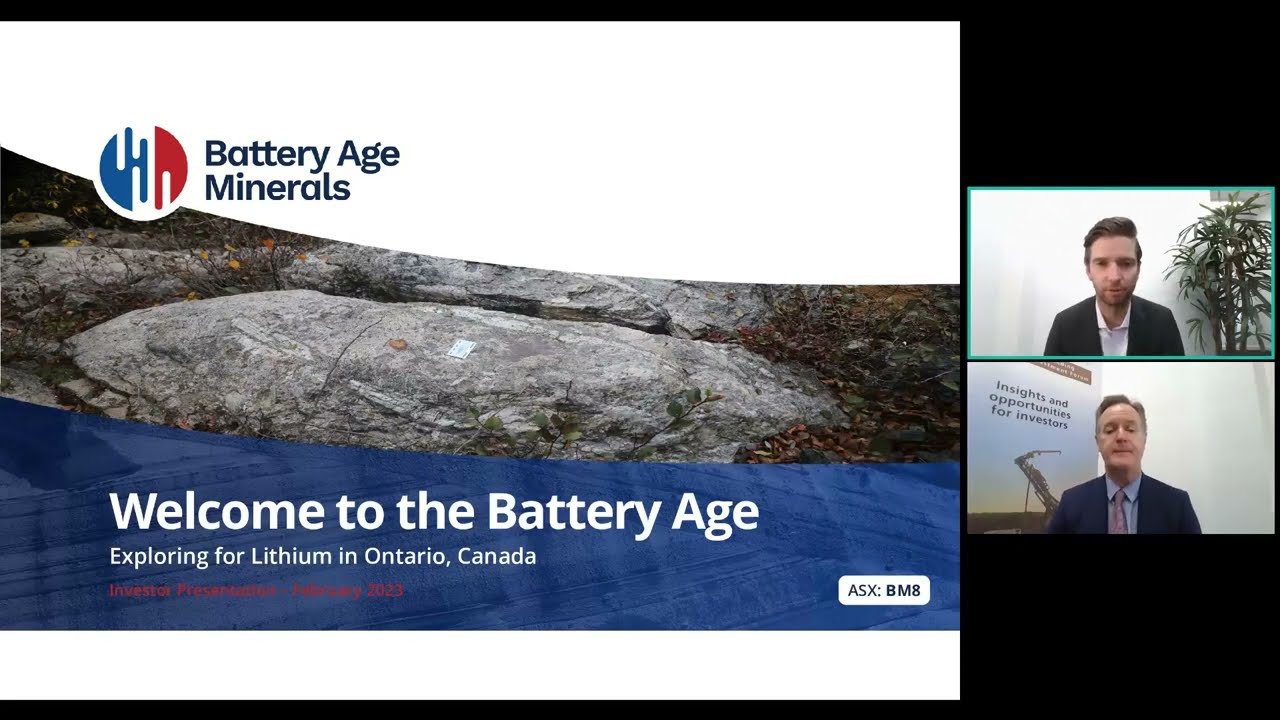 Battery Age Minerals (ASX: BM8) - Investor webinar
