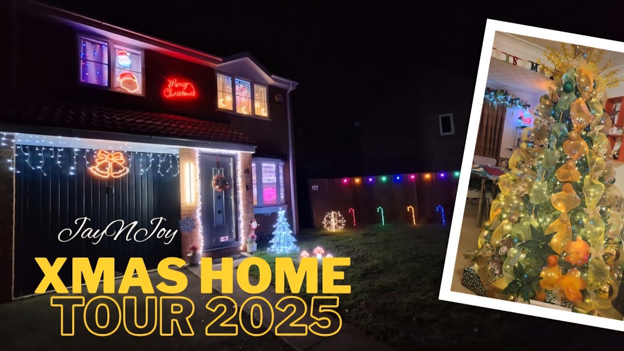 Рождественский тур по дому 2025 || Присоединяйтесь к нам @jaynjoy vlog 728