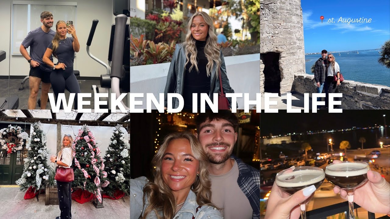 WEEKEND IN THE LIFE | St. Augustine, hauls, marathon training & more!