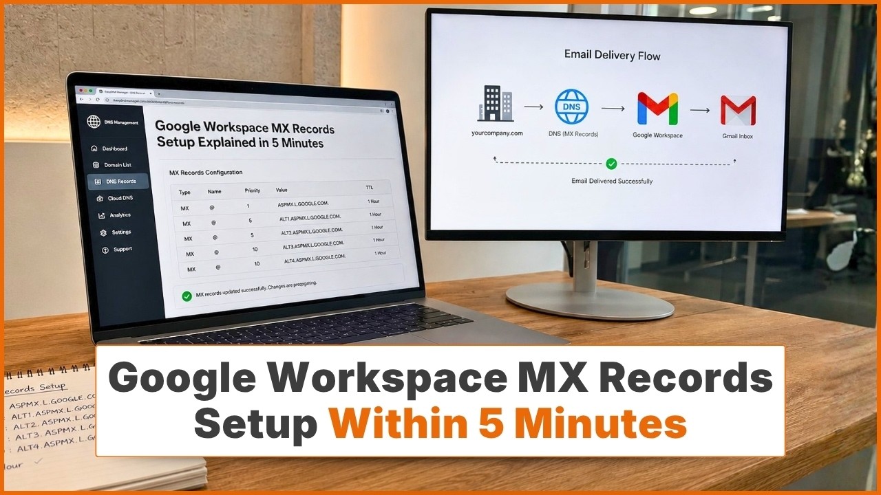 Google Workspace MX Records Setup Explained in 5 Minutes | Help Email Tales