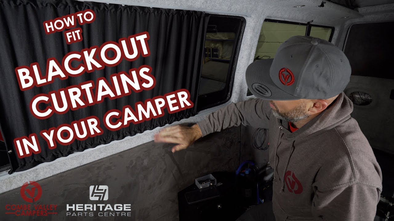 HOW TO FIT BLACKOUT OUT CURTAINS TO YOUR CAMPER. (VW T4 Curtain kit)