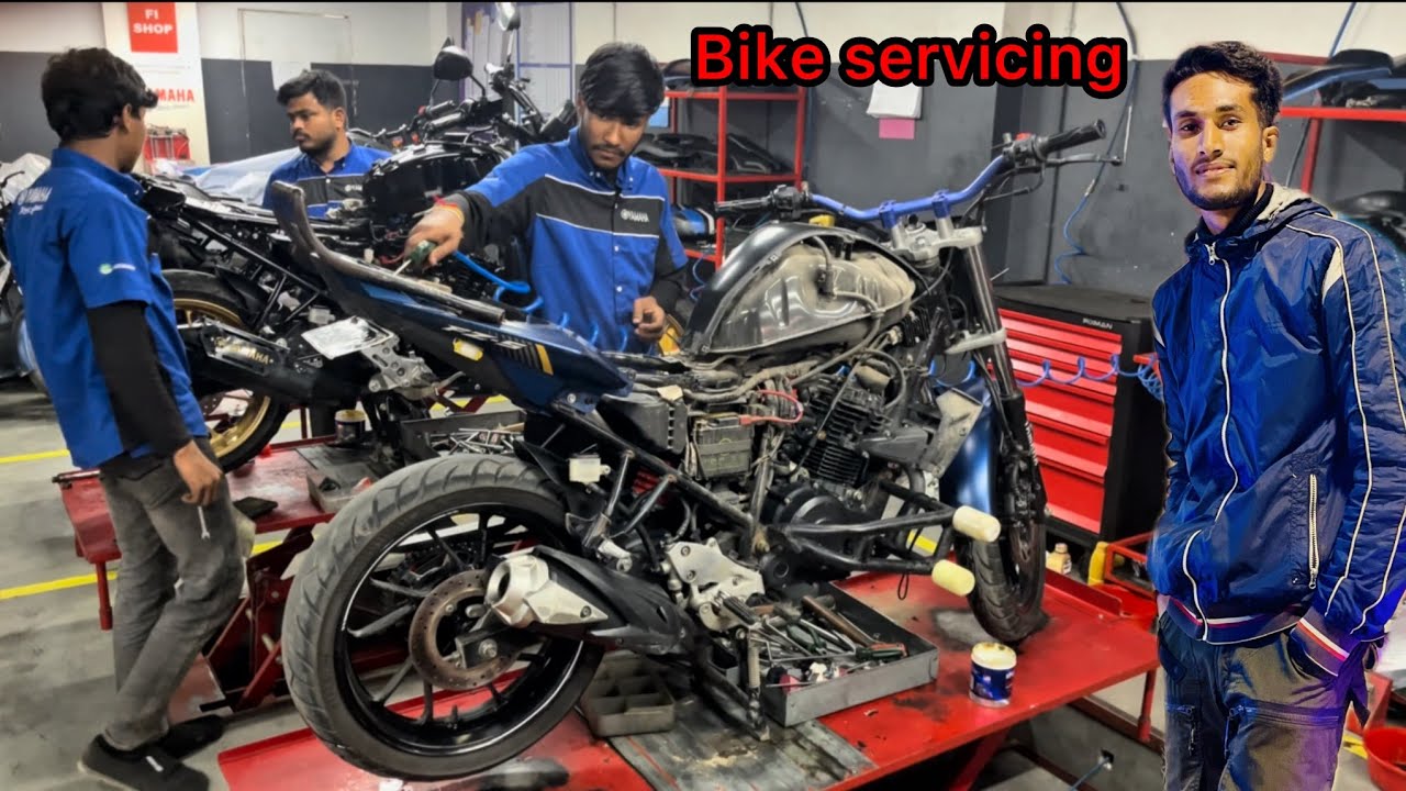 Today's video is about my bike service 