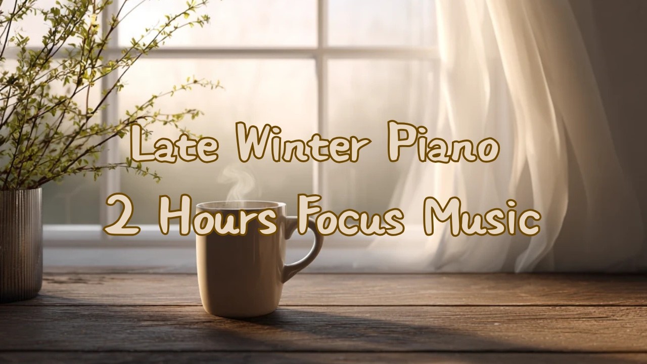 Late Winter Piano – 2 Hours Focus Music