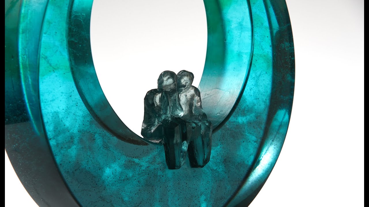 Glass  Casting - using the 'open mould' method with Di Tocker