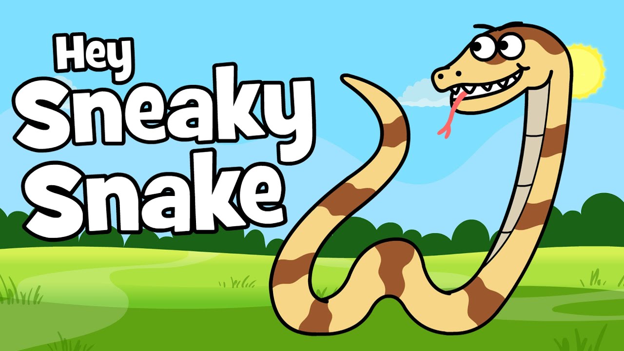 ♪ ♪ Funny Animal Children's Song - Hey Sneaky Snake | Hooray Kids Songs & Nursery Rhymes