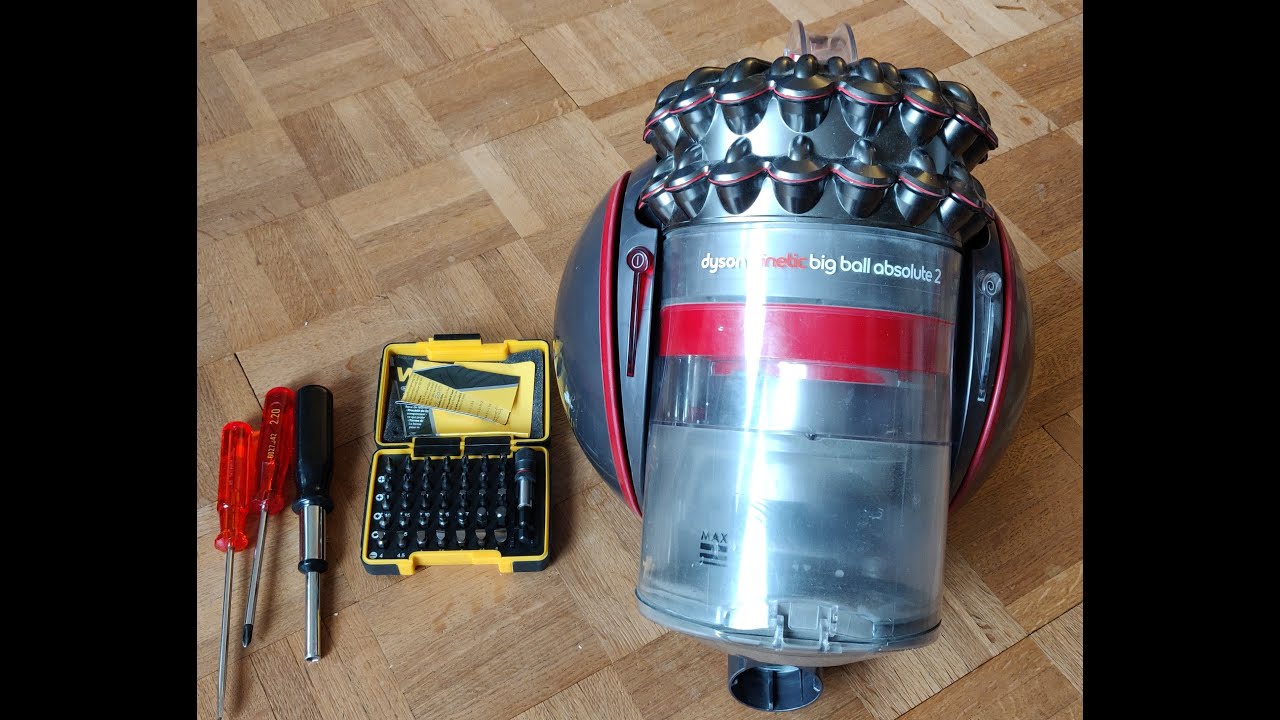01 Dyson cinetic big ball absolute 2, complete disassembling
