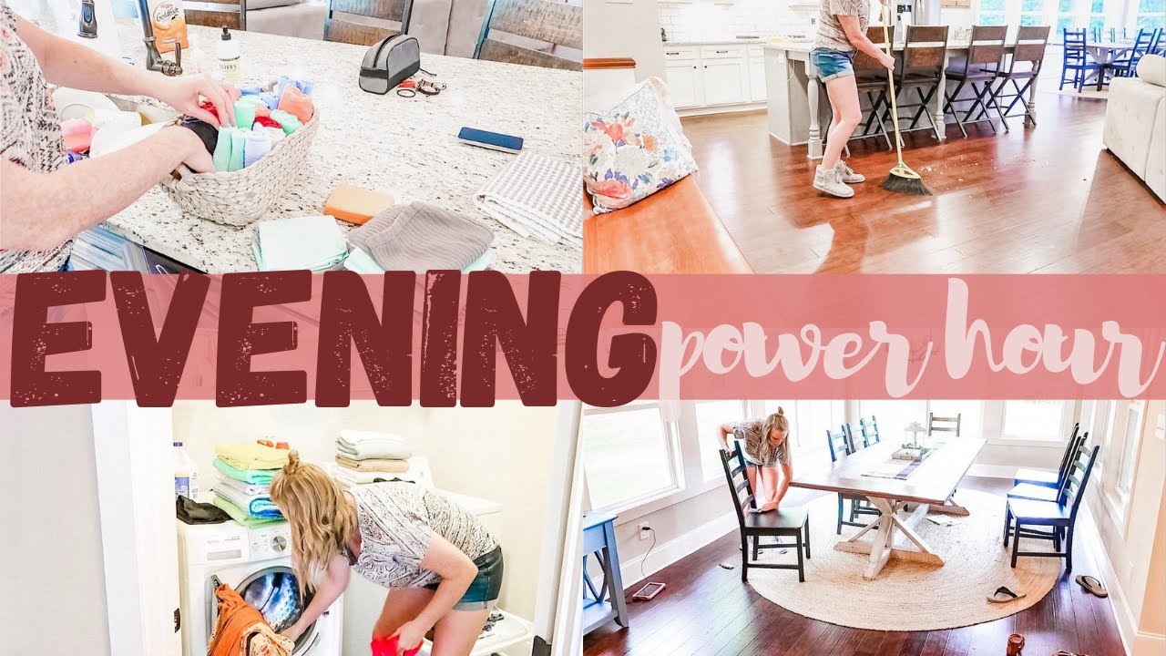 MOTIVATING EVENING POWER HOUR | SPEED CLEAN WITH ME