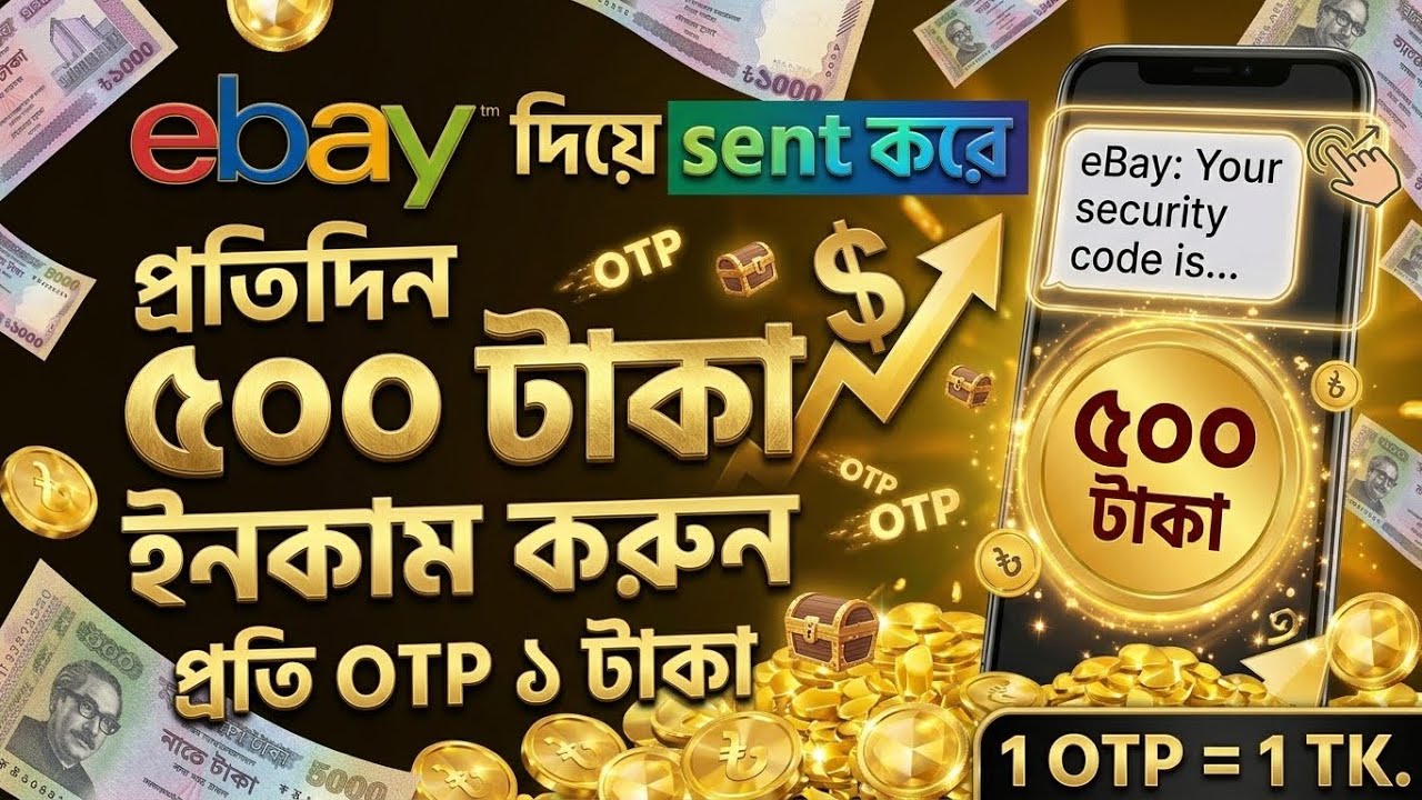 eBay OTP Work | Lamix Panel OTP Work | Earn Money Online