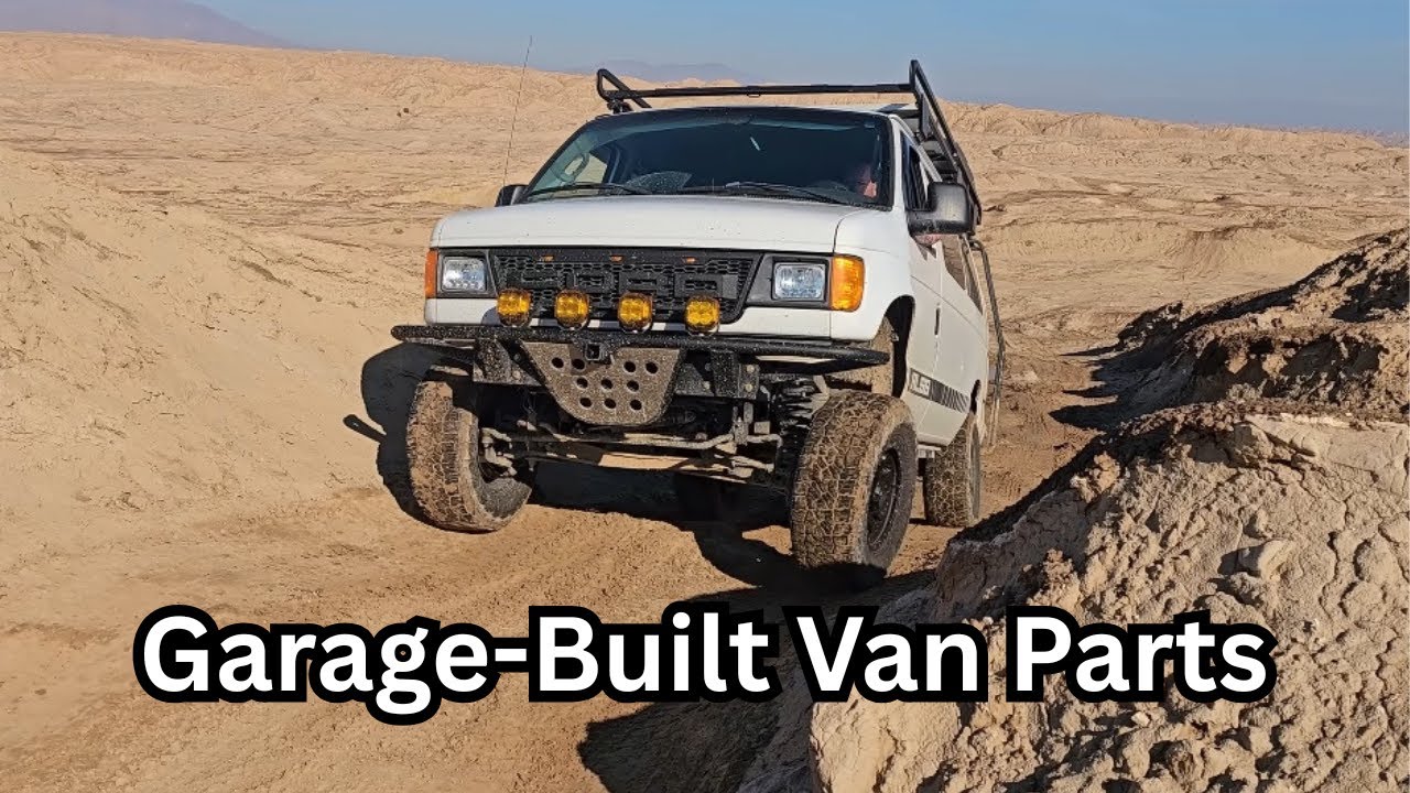 Custom Ford Econoline Ladders & Light Bars 🔧 | Garage-Built Van Fabrication⚙️Budget friendly parts