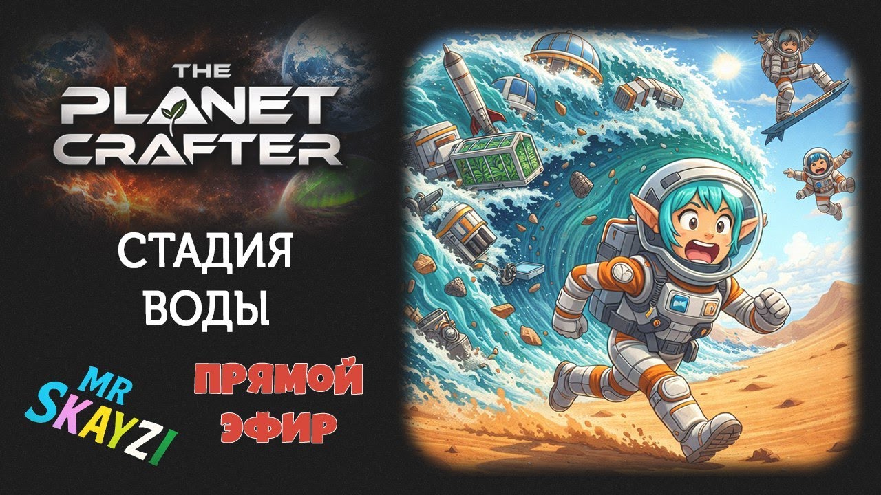 🌧️ The Planet Crafter 🌿 От пустыни до потопа один шаг — призовём зверей или задохнёмся 🫁