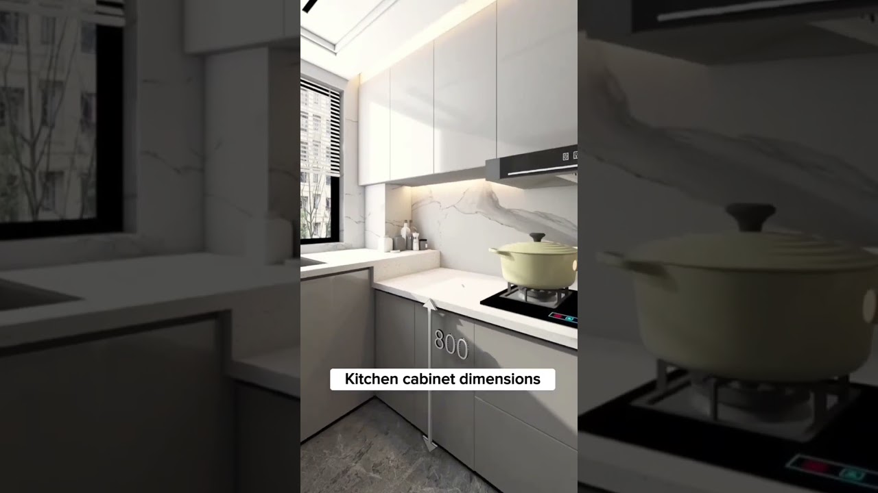 Basic #kitchen cabinet dimensions #renovation #interiordesign #measurements #viral #short #furniture