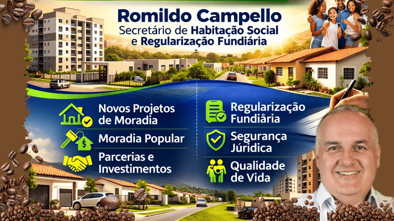 Habitação em Mogi: Romildo Campello detalha avanços na moradia e regularização fundiária
