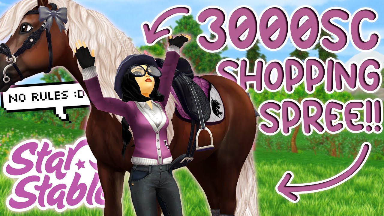 3000sc Шоппинг без правил! — Покупка лошадей и одежды — Star Stable
