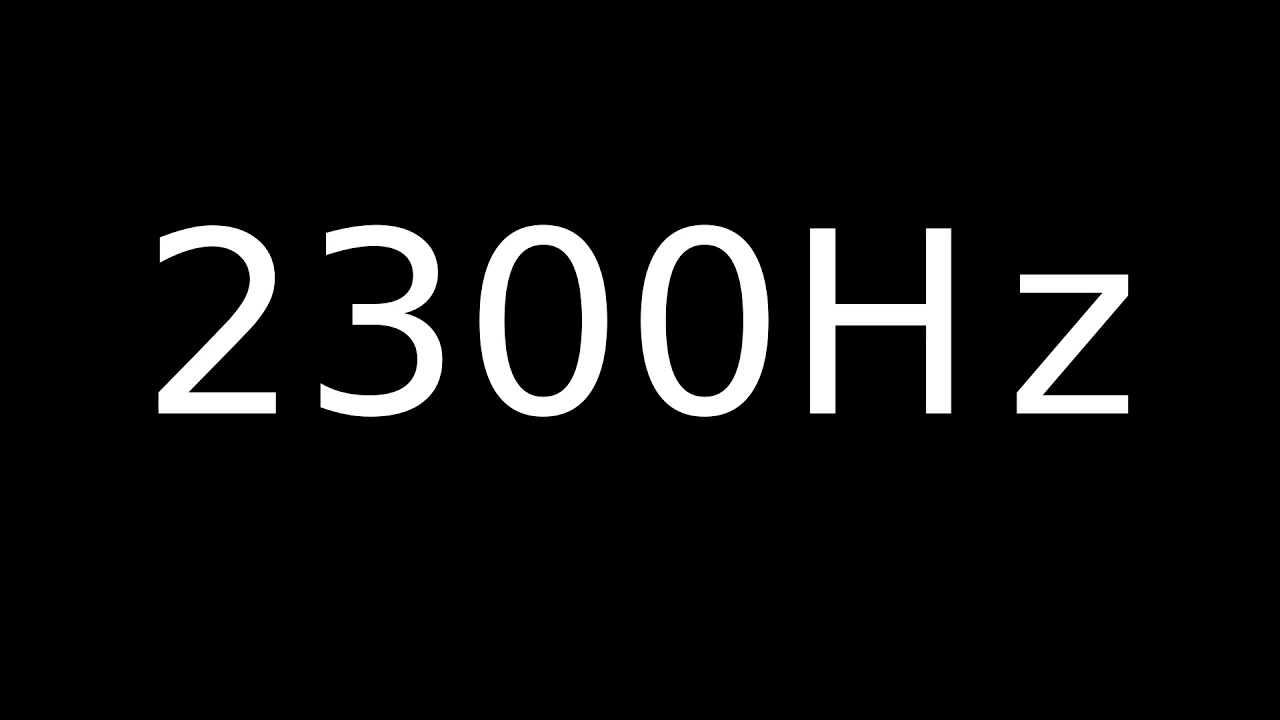 Speaker Sound Test 2300Hz