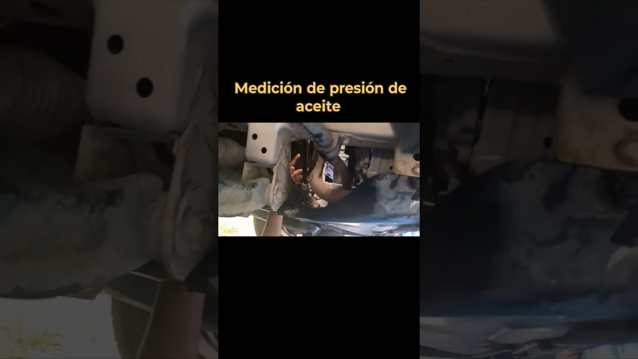 Medición de presión de aceite en Chevrolet S10