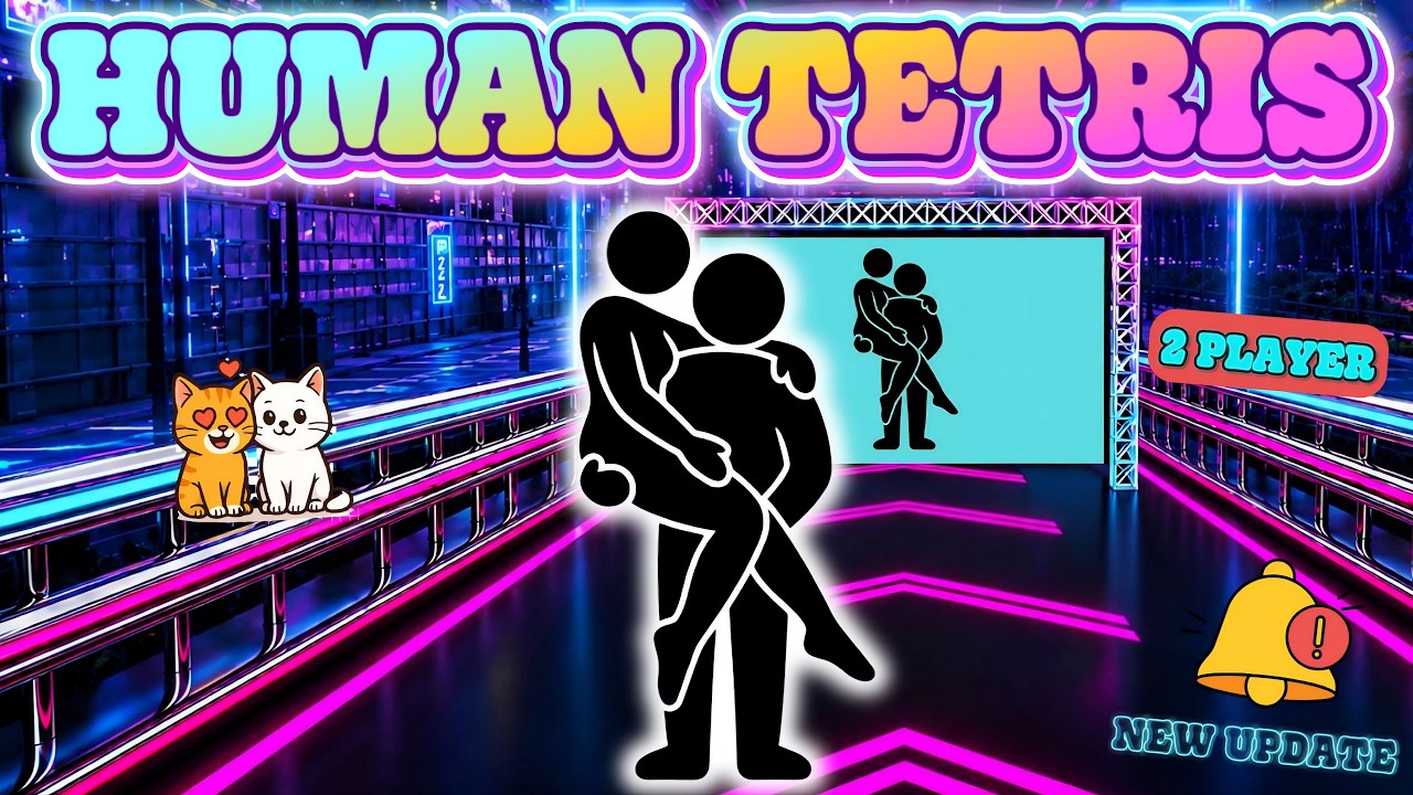 HUMAN TETRIS | 2-Player Co-op | Ultimate Challenge | High-Quality Immersive Interactive Warm-Up #22
