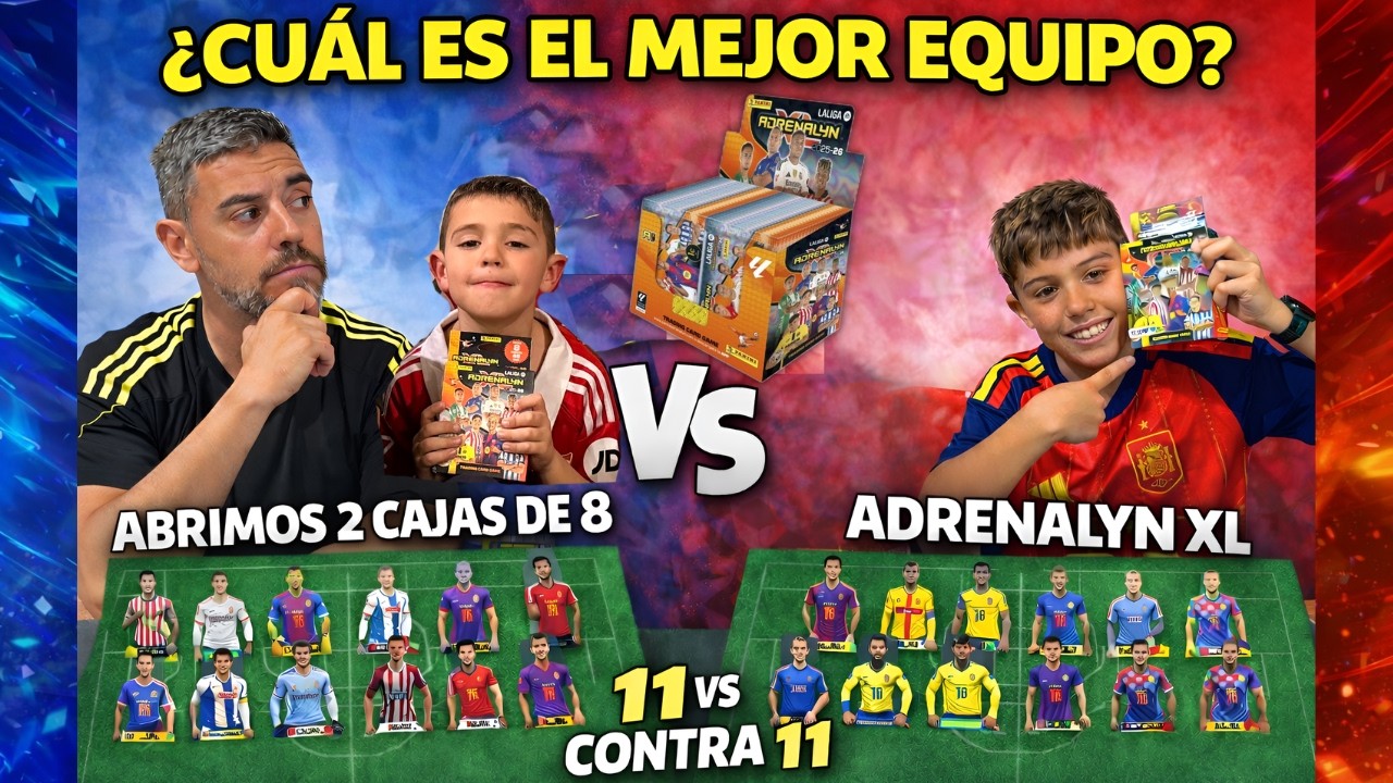 👉 EL MEJOR EQUIPO GANA 🏆 Adri vs Papá e Iván + REGALO de 50 sobres
