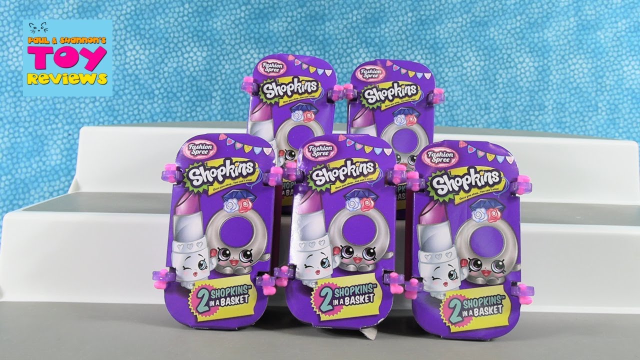 Shopkins Fashion Spree Blind Bag Figure Opening Review | PSToyReviews