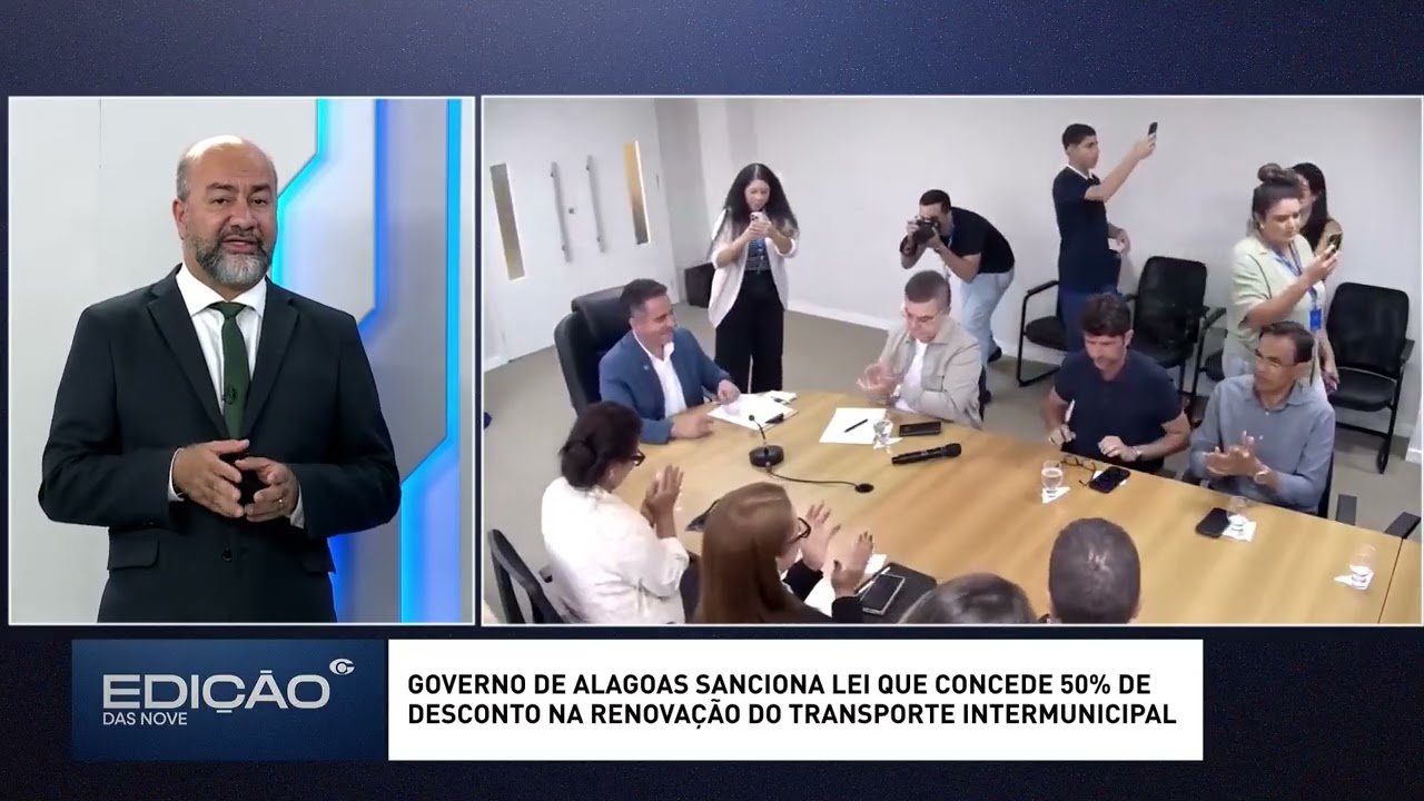 TV Gazeta de Alagoas: assista ao vivo o Edição das Nove com Marcos Rodrigues e Wyderlan - 22/01/2025