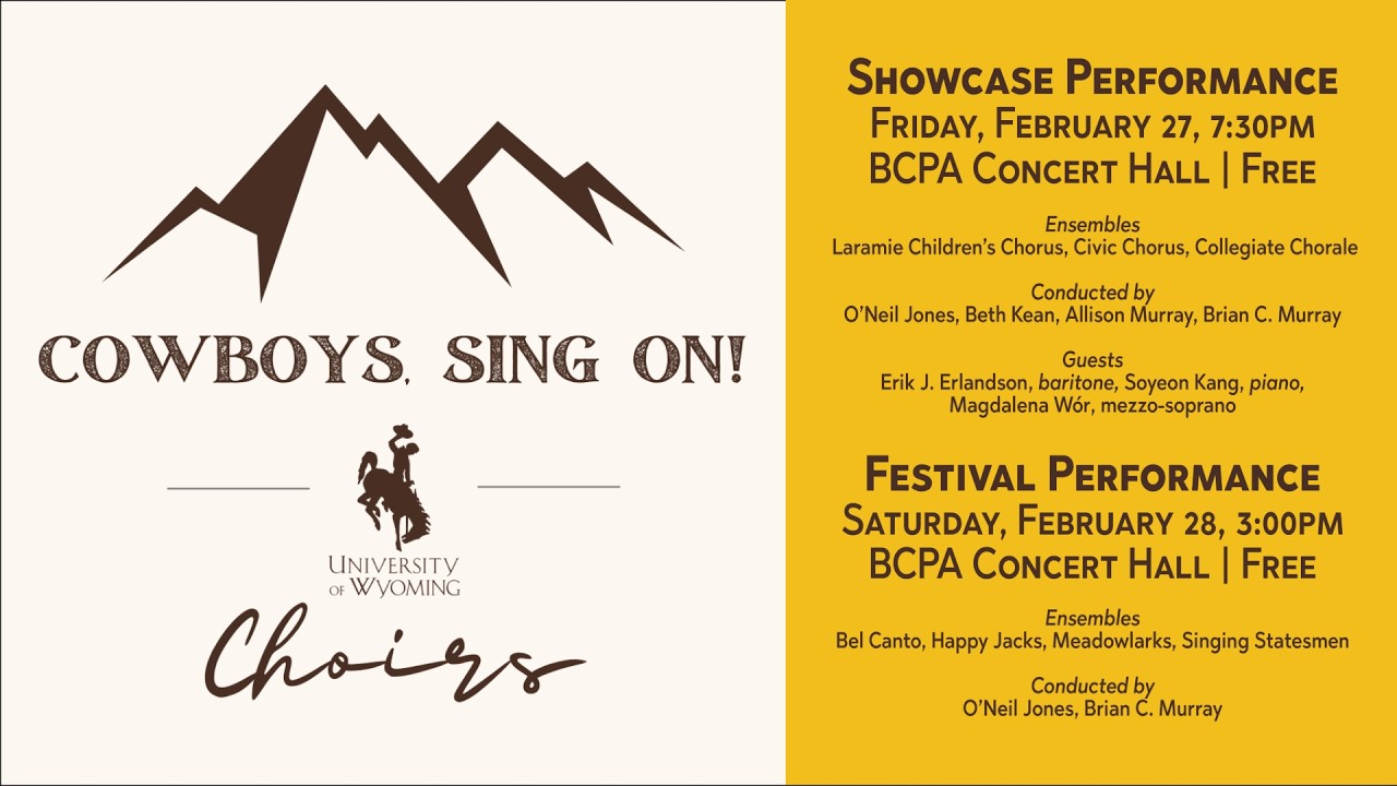 Cowboys, Sing On! Showcase performance
