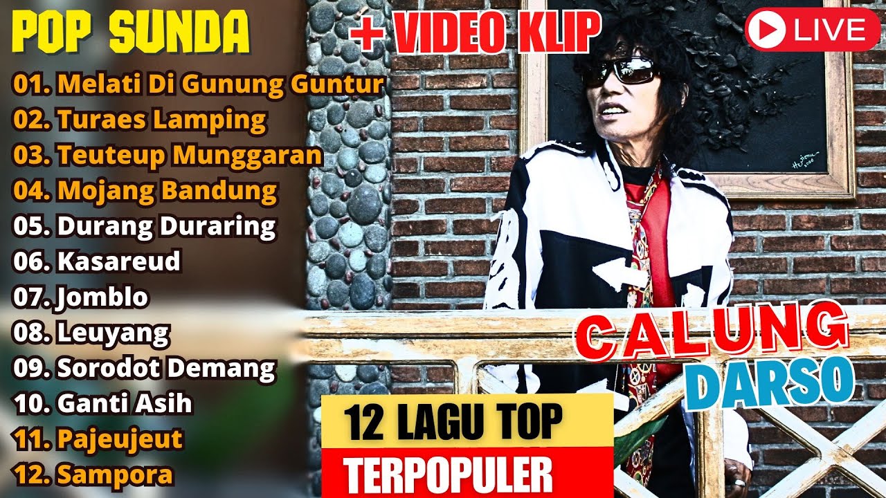 POP SUNDA DARSO FULL ALBUM - CALUNG DARSO 12 LAGU TOP TERPOPULER