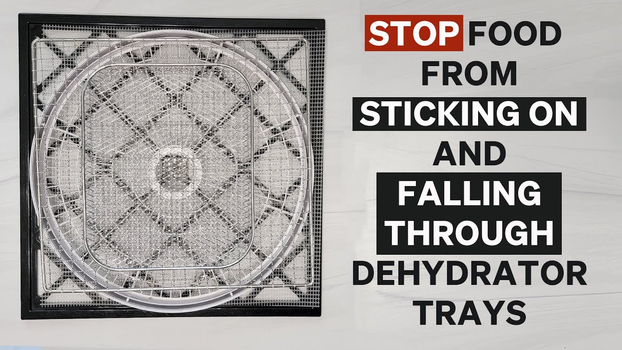 STOP THE STICKING! A Wee Chat about Dehydrator Tray Liners And Alternatives to expensive liners!