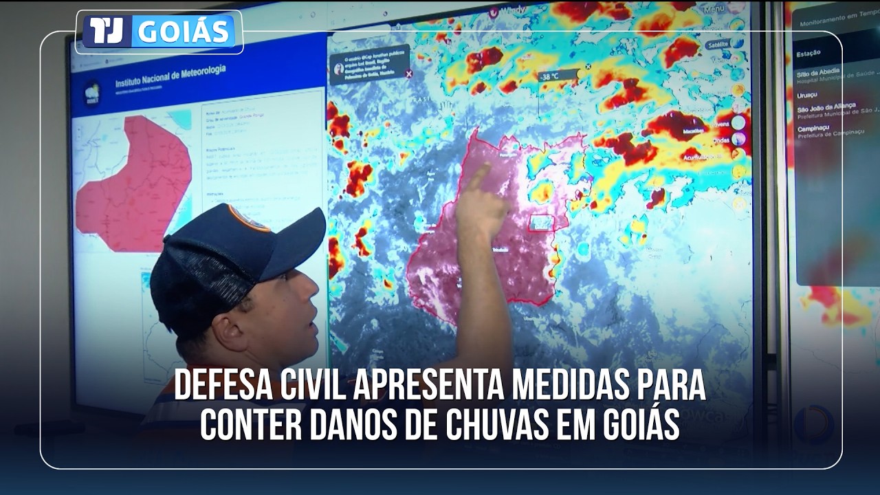 DEFESA CIVIL APRESENTA MEDIDAS PARA CONTER DANOS DE CHUVAS EM GOIÁS