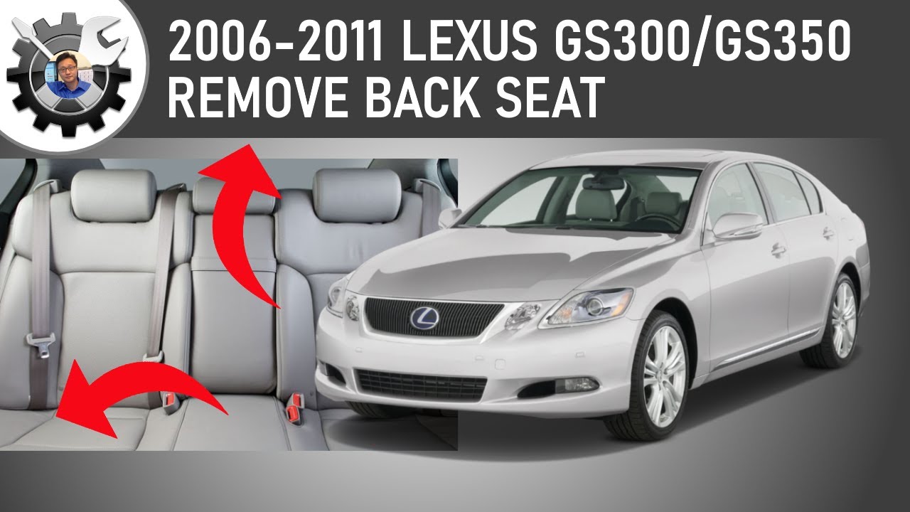 3rd Gen Lexus GS Lexus/Toyota Back seats removal.