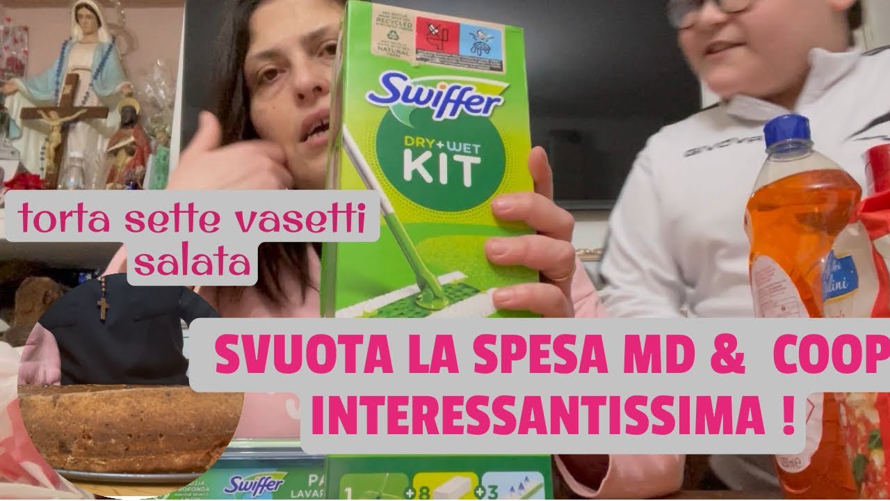 Svuota la spesa MD & Coop interessantissima/ Torta sette vasetti salata *