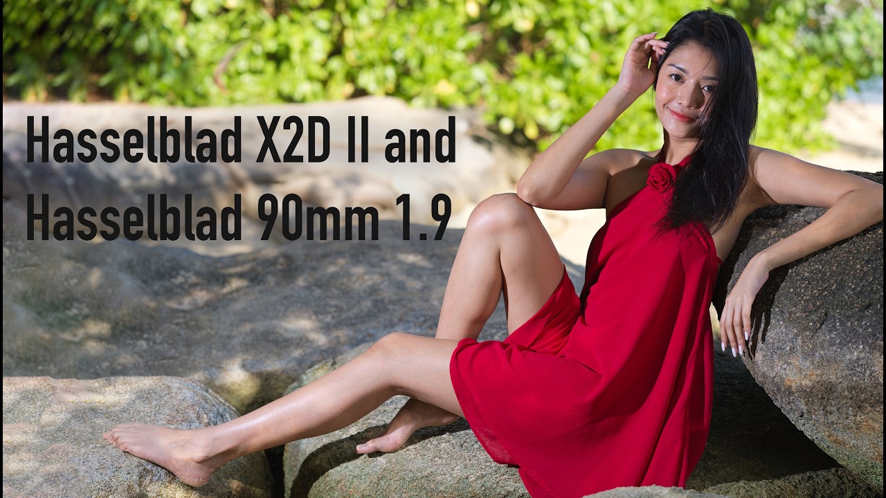 Hasselblad X2D II and Hasselblad 80mm 1.9 on the Beach Portrait Shooting