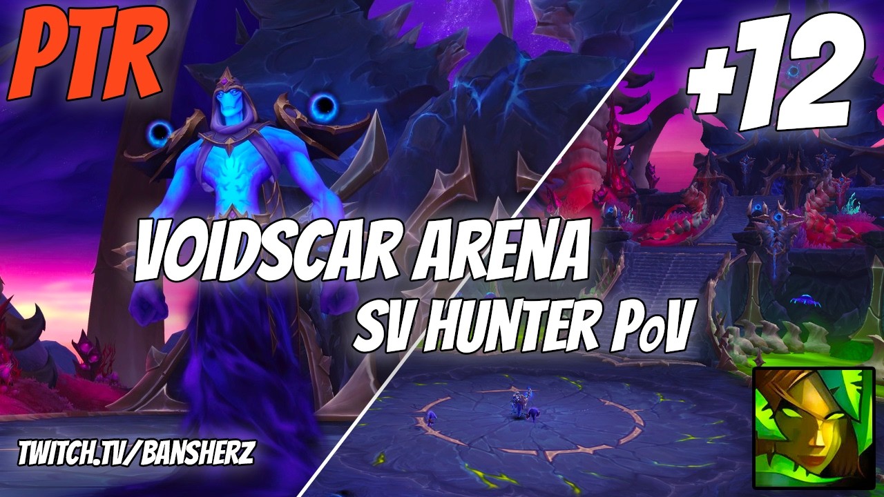 Первый взгляд на Voidscar Arena +12: ПоВ Survival Hunter на PTR