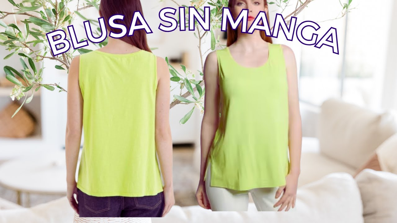 Como hacer el molde de la blusa sin manga con vents. 