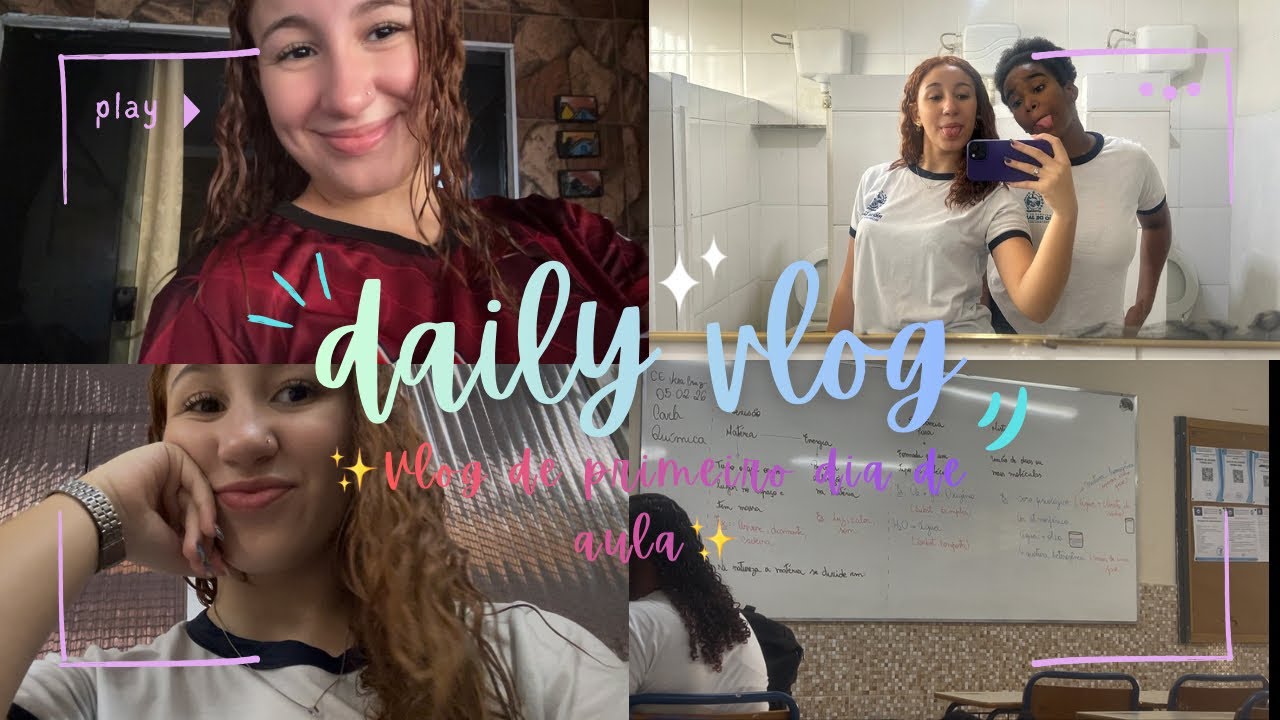 VLOG| Primeiro dia de aula✨