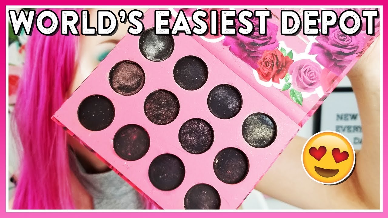 HOW TO DEPOT A COLOURPOP EYESHADOW PALETTE