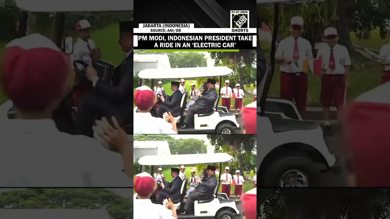 Must Watch! PM Modi, Indonesian President Subianto take a ride in an &lsquo;electric car&rsquo; in Jakarta